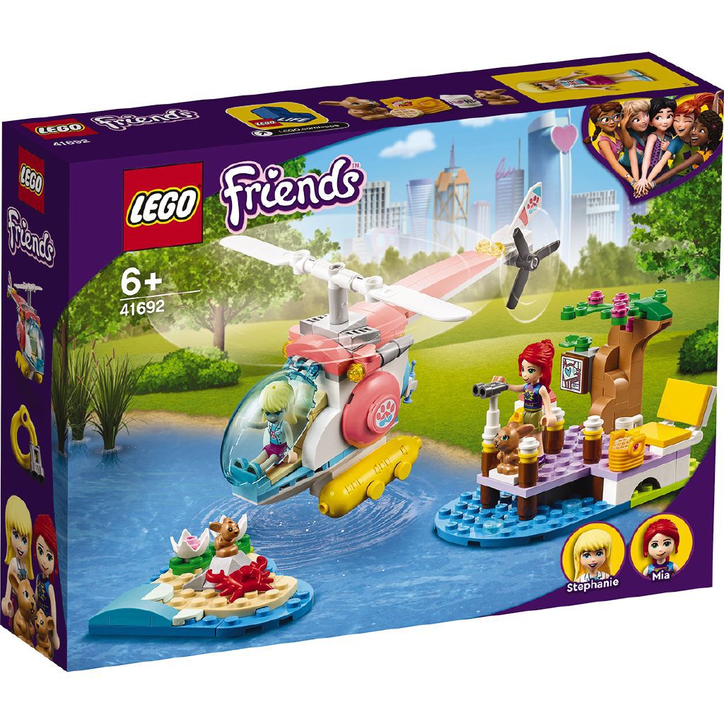 Lego 41692 Friends Vet Clinic Rescue Helicopter